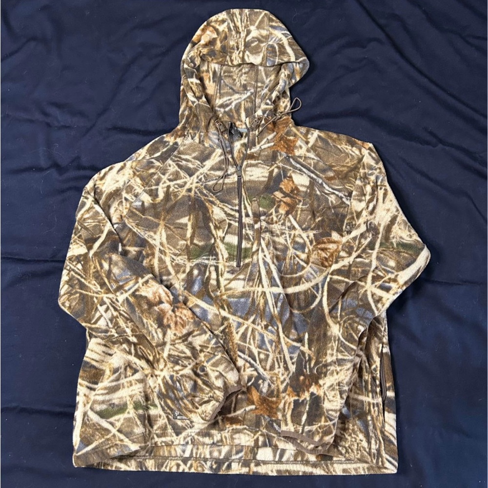 Men's Camouflage Zip-Up Sweater